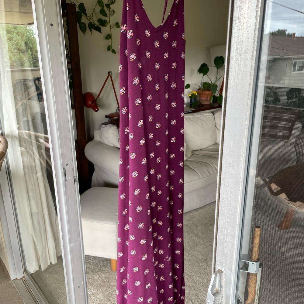 Old Navy Plum Floral Dress